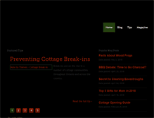 Tablet Screenshot of cottagetips.com